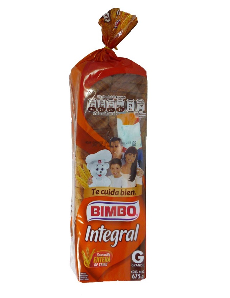 PAN INTEGRAL BIMBO GRANDE - Travezada